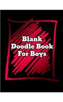 Blank Doodle Book for Boys