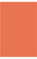 Journal Burnt Sienna Color Simple Plain Sienna: (Notebook, Diary, Blank Book)(Monochromatic Full Color Journals Notebooks Diaries)
