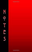 Notes Red Notebook (Notes Lined Blank Notebooks)