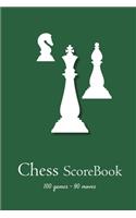 Chess Scorebook - 100 Games - 90 moves