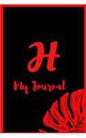 My Journal with initial H