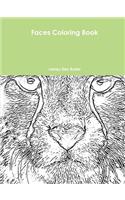Faces Coloring Book
