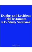 Exodus and Leviticus Old Testament KJV Study Notebook
