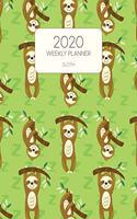 2020 Weekly Planner Sloth