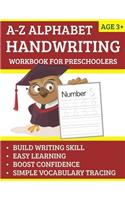A-Z Alphabet Handwriting workbook