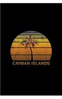 Cayman Islands: Christmas Journal Notebook With Retro Caribbean Sunset. Complete Shopping Organizer Holiday Food Meal Party Planner Budget Expense Tracker With Soft