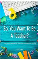 So, You Want To Be a Teacher?