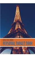 Personal Budget Book: Best Budget Book Planner Home Budget Book 64 Pages 7"x10" Glossy Cover Book The Eiffel Tower