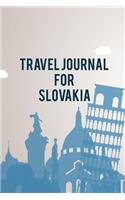 Travel Journal For Slovakia