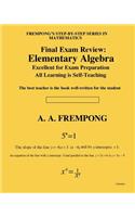 Final Exam Review