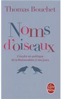 Noms D'Oiseaux