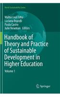 Handbook of Theory and Practice of Sustainable Development in Higher Education