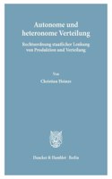 Autonome Und Heteronome Verteilung