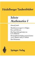 Selecta Mathematica I