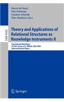 Theory and Applications of Relational Structures as Knowledge Instruments II