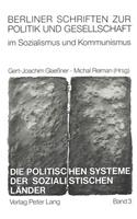 Die politischen Systeme der sozialistischen Laender