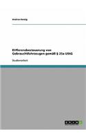Differenzbesteuerung von Gebrauchtfahrzeugen gemäß § 25a UStG