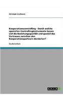 Kooperationscontrolling - Durch welche speziellen Controllinginstrumente lassen sich die Beziehungsqualität und speziell das Vertrauen zwischen den Kooperationspartnern darstellen?