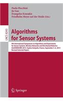 Algorithms for Sensor Systems