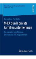 M&A Durch Private Familienunternehmen