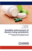 Solubility enhancement of diacerin using cyclodextrin