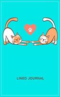 Cute Cat Lined Journal