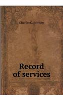 Record of Services