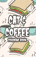 Cats & Coffee Coloring Book