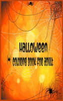 Halloween coloring Book For Adult