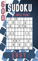Easy Sudoku for Seniors Large Print