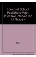 Harcourt School Publishers Math: Intensive Intervention Kit Grade 4