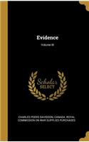 Evidence; Volume III