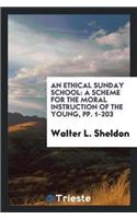 Ethical Sunday School