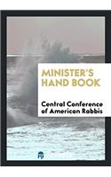 Minister's Hand Book