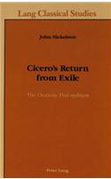 Cicero's Return from Exile