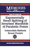 Exponentially Small Splitting of Invariant Manifolds of Parabolic Points