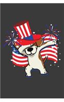 Patriotic Dabbing Beagle