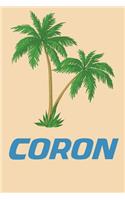Coron: Beach Lover's Journal with Beach Themed Stationary and Quotes (6 X 9)
