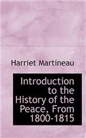 Introduction to the History of the Peace, from 1800-1815