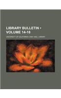 Library Bulletin (Volume 14-18)