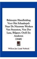 Beknopte Handleiding Voor Het Schaakspel