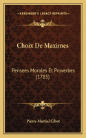 Choix De Maximes