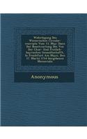 Widerlegung Des Wienerischen Circular-Rescripts Vom 13. May: Dann Der Beantwortung Des Von Der Chur- Und F Rstlich-Bayrischen Gesandtschafft, in Frank(English)