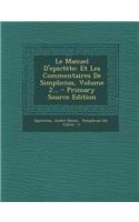 Le Manuel D'Epictete