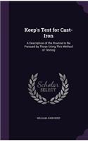 Keep's Test for Cast-Iron