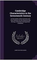 Cambridge Characteristics in the Seventeenth Century