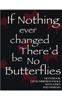 Notebook 120 Numbered Pages with Lines and Margin