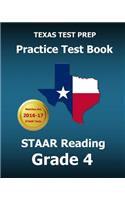 TEXAS TEST PREP Practice Test Book STAAR Reading Grade 4