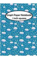 Graph Paper Notebook - 1 Inch Squares - Trees: Graph Paper, 1 Inch Squares