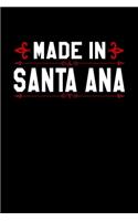 Notizbuch Made in Santa Ana